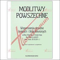 Modlitwy powszechne. Wspomnienia dowolne