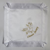 Szatka do chrztu - kwadratowa /Ptak wypalany Z