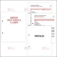 Obrzędy Mszy Świętej z ludem i prefacje