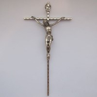Krzyż wiszący - 25cm /srebrny (IT-51-250)