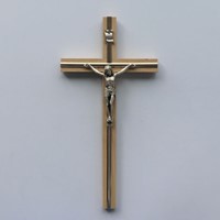Krzyż wiszący - 20cm /drewniany (R-listwa-jasny)