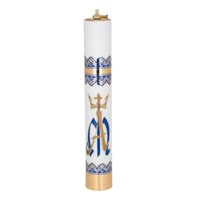 Świeca olejowa - wys. 40cm, śr.63mm /Maryjna