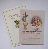 Teczka A5 z wkładem - chrzest (K)