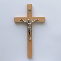 Krzyż wiszący - 35cm /drewniany (OB1 naturalny)