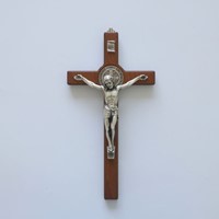 Krzyż wiszący - 25cm /drewniany (TI-4406)