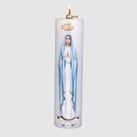 Świeca olejowa - wys. 30cm, śr.80mm /AC-maryjna 02