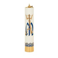 Świeca olejowa - wys. 31cm, śr.63mm (L-Maryjna)