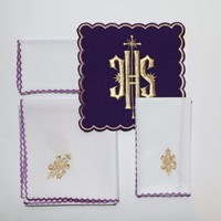 Bielizna haftowana (H-029) fioletowa