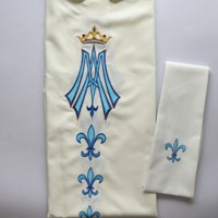 Ornat haftowany (K-bezpośredni) Maryjny