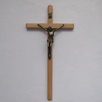 Krzyż wiszący - 24cm /drewniany (ARK jasny)