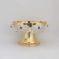 Patena głęboka (K-0407) /kamienie niebieskie